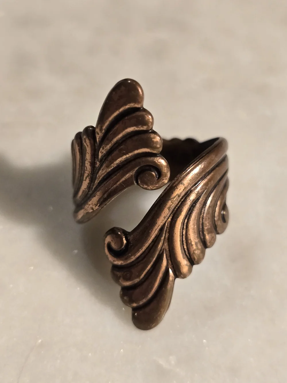 Vintage BELL TRADING POST Copper Ring